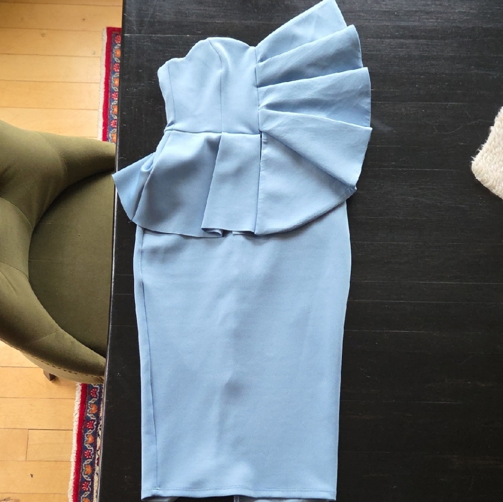 ASOS Sky Blue Satin Fabric